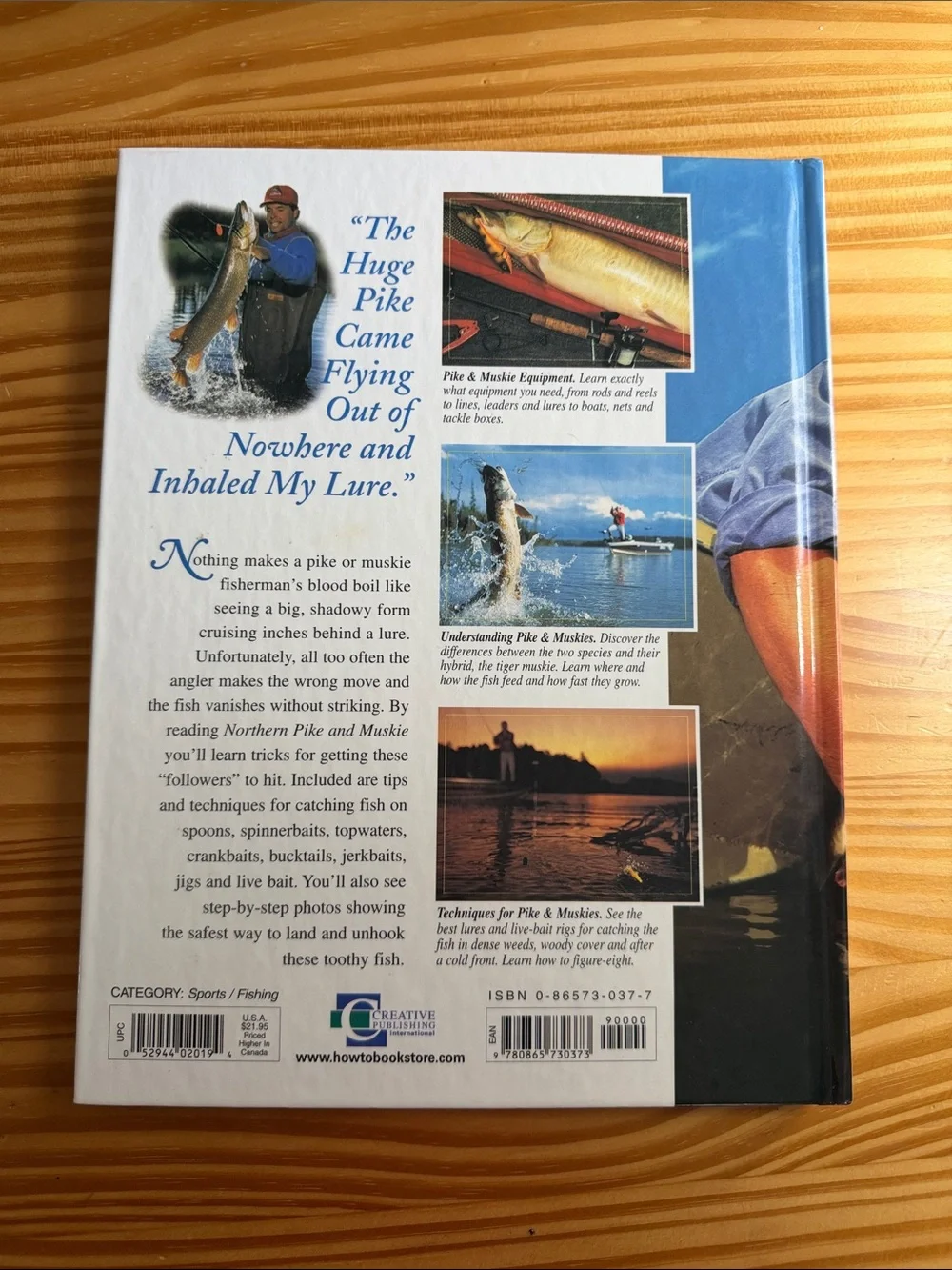 Lot of 3 The Freshwater Angler Hardcover Fishing Books - Bass, Pike & Muskie